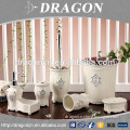 Delicate home white ceramic cheap bathroom sets